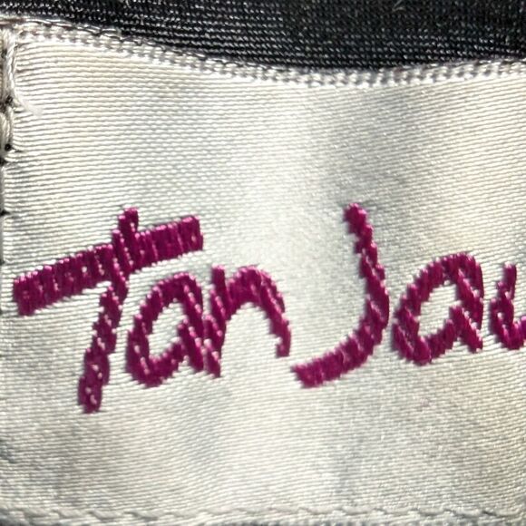 Black Velvet Floral Tunic Blouse size xl - Picture 5 of 5